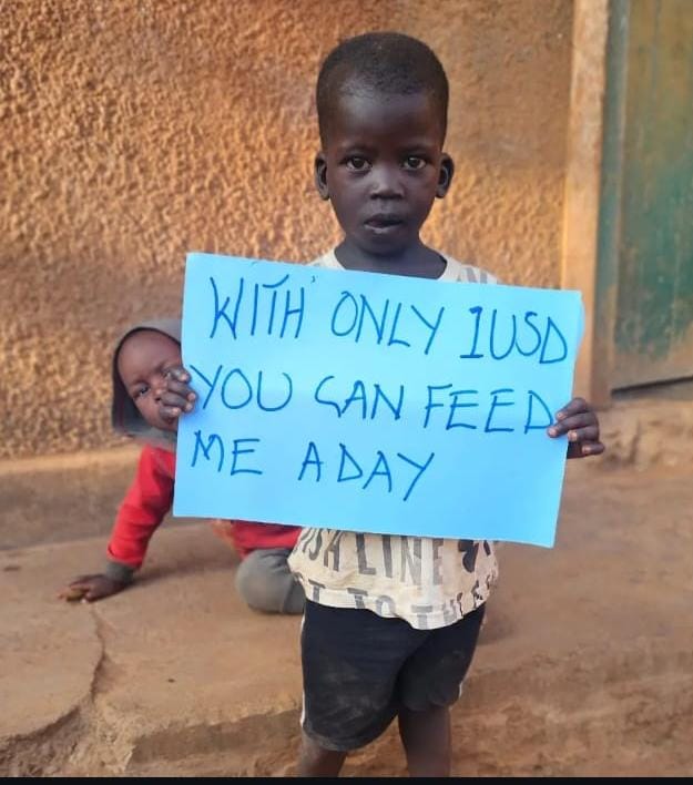 Hungry child in Africa