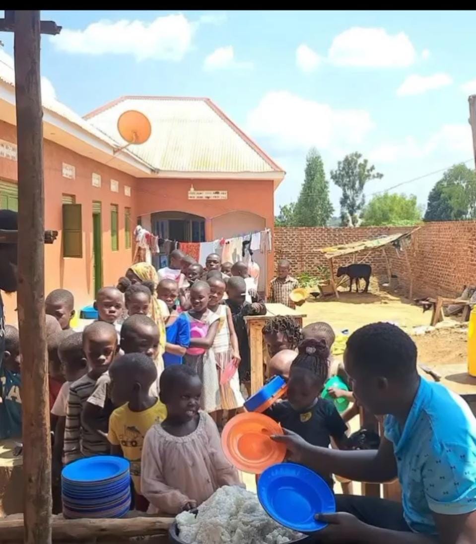 Needy children in Africa